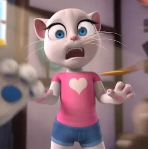 🤩 Стикер «Talking Angela» для Telegram