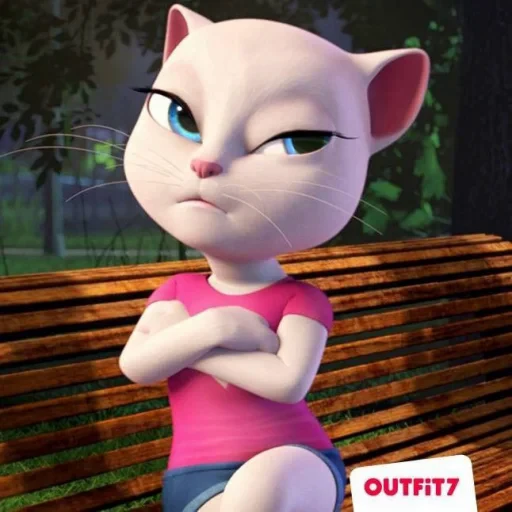 🤩 Стикер «Talking Angela» для Telegram