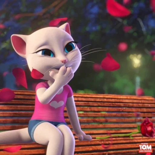 🤩 Стикер «Talking Angela» для Telegram