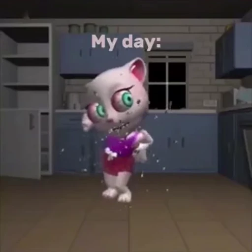 🤩 Стикер «Talking Angela» для Telegram