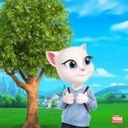 🤩 Стикер «Talking Angela» для Telegram