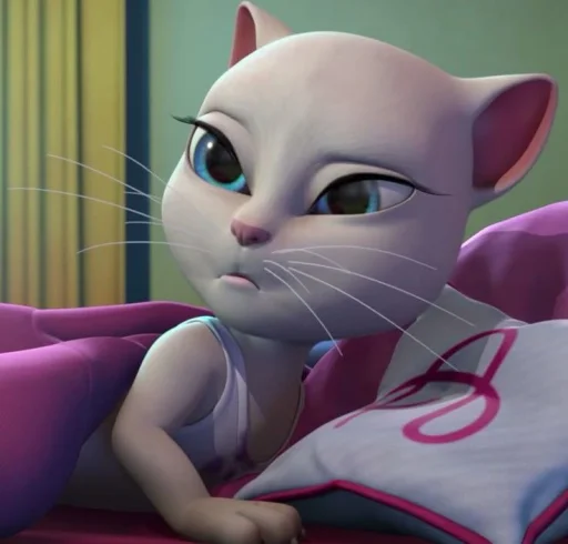 🤩 Стикер «Talking Angela» для Telegram