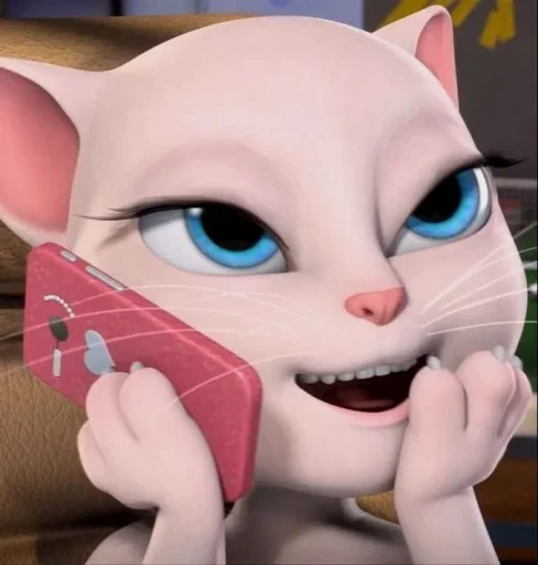 🤩 Стикер «Talking Angela» для Telegram