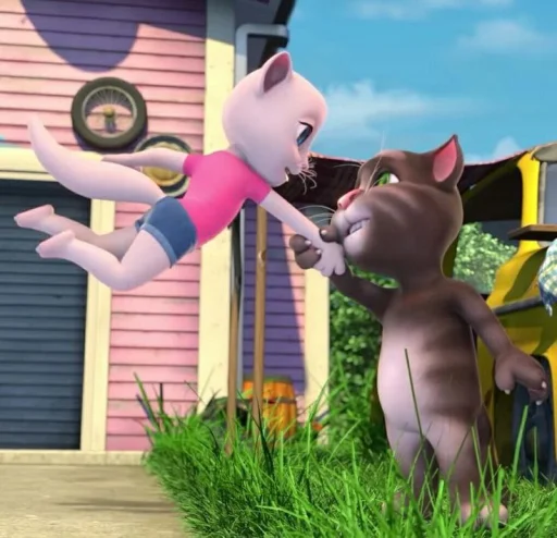🤩 Стикер «Talking Angela» для Telegram