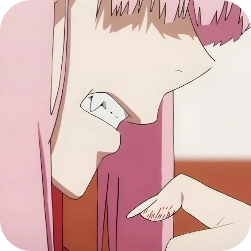 😡 Стикер «Darling in the Franxx» для Telegram