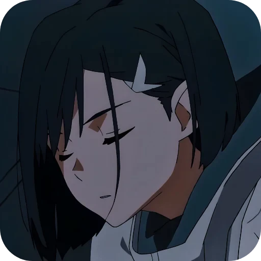😒 Стикер «Darling in the Franxx» для Telegram