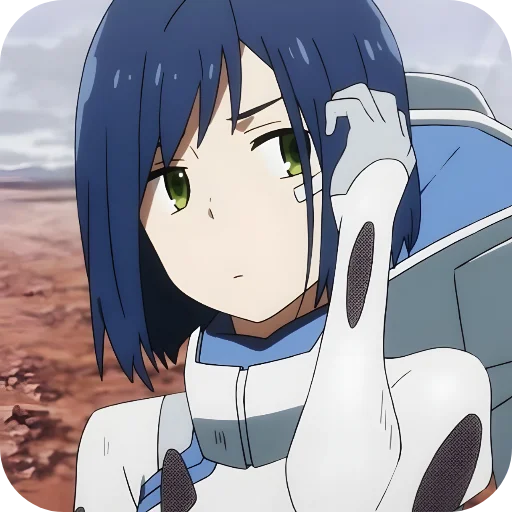 😒 Стикер «Darling in the Franxx» для Telegram