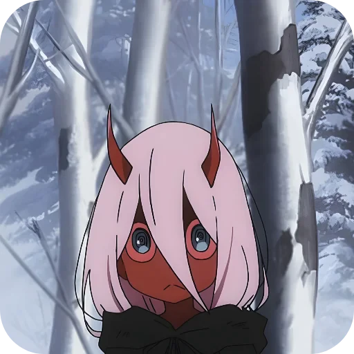 🤨 Стикер «Darling in the Franxx» для Telegram