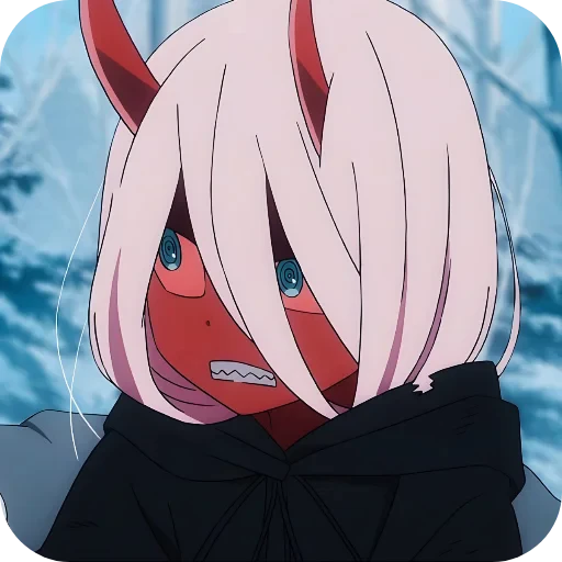 😒 Стикер «Darling in the Franxx» для Telegram