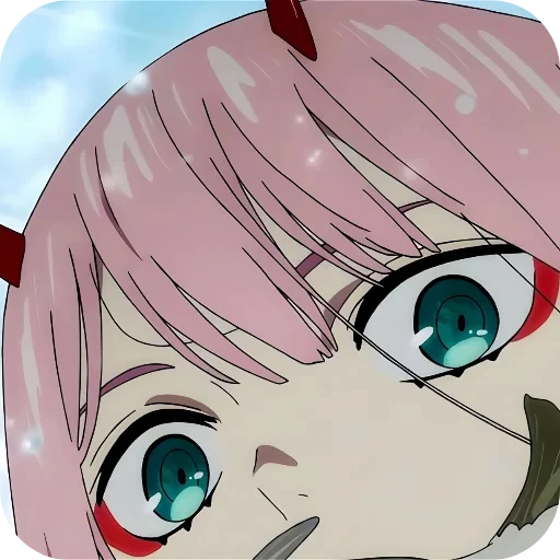 👀 Стикер «Darling in the Franxx» для Telegram