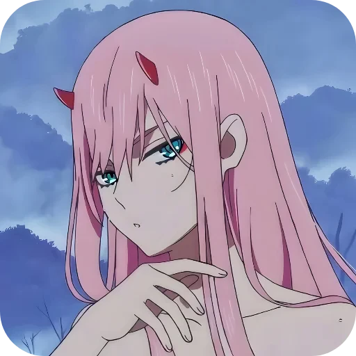 😒 Стикер «Darling in the Franxx» для Telegram