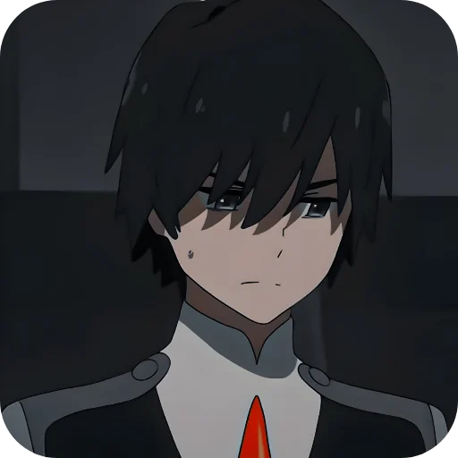 😒 Стикер «Darling in the Franxx» для Telegram