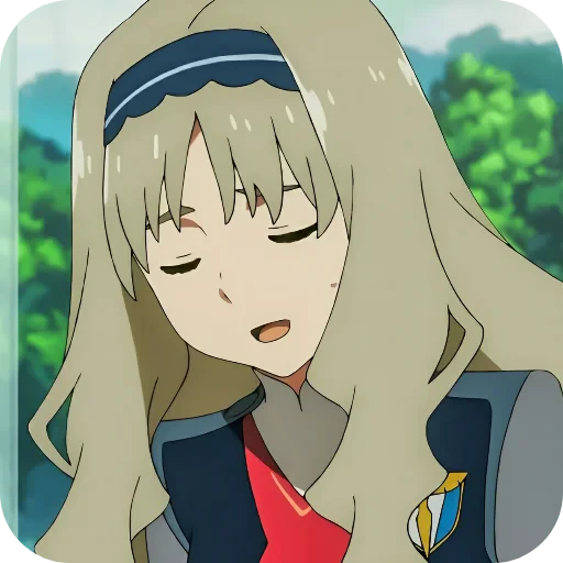 😌 Стикер «Darling in the Franxx» для Telegram