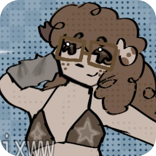 🔳 Стикер «Корица» для Telegram