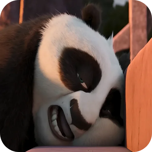 🥱 Стикер «Кунг Фу Панда» для Telegram