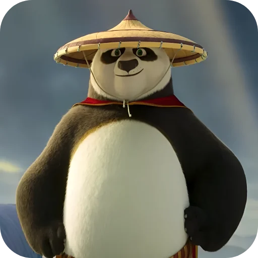 😎 Стикер «Кунг Фу Панда» для Telegram