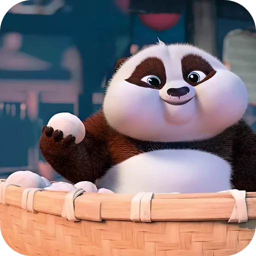 😄 Стикер «Кунг Фу Панда» для Telegram