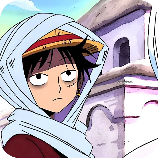 ☹️ Стикер «Monkey D Luffy» для Telegram
