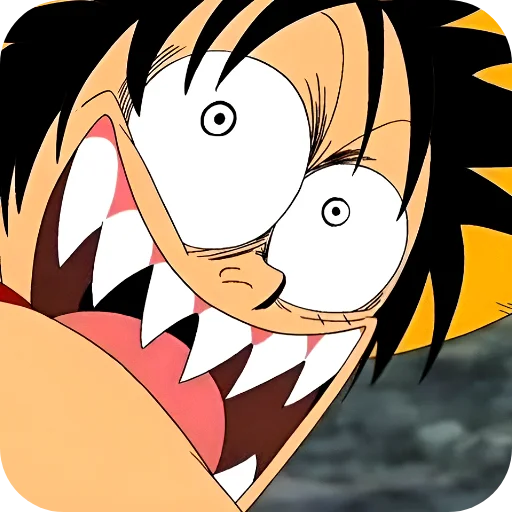 😵‍💫 Стикер «Monkey D Luffy» для Telegram