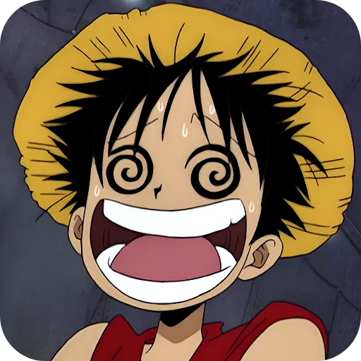 😵‍💫 Стикер «Monkey D Luffy» для Telegram