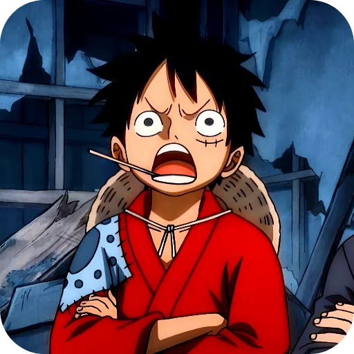 😤 Стикер «Monkey D Luffy» для Telegram