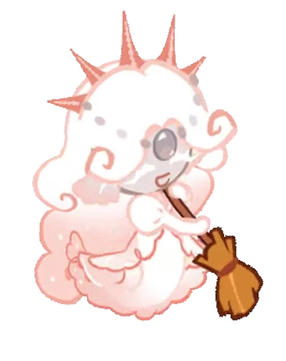 🐚 Стикер «Black Pearl Cookie» для Telegram