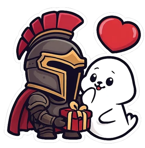 🌟 Стикер «Dictator and Sappy» для Telegram