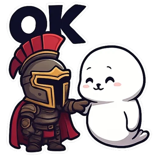 🌟 Стикер «Dictator and Sappy» для Telegram