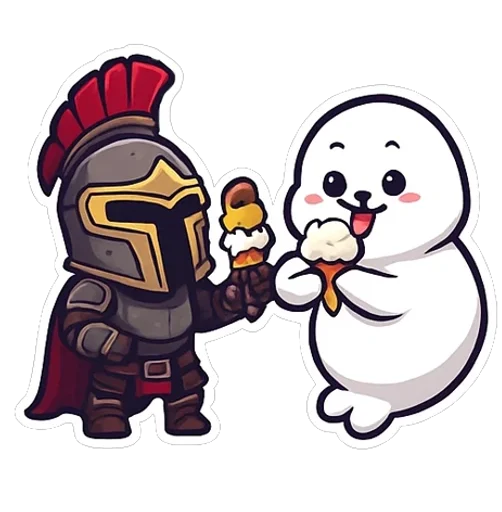 🌟 Стикер «Dictator and Sappy» для Telegram