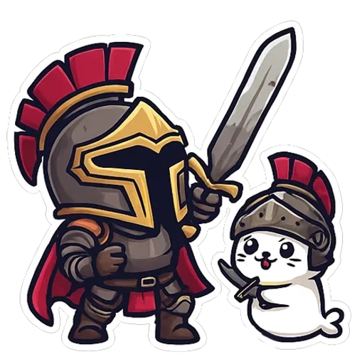 🌟 Стикер «Dictator and Sappy» для Telegram