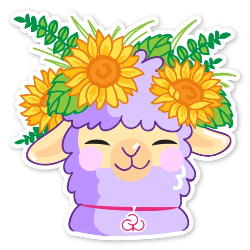 ☺️ Стикер «Стикер-Альпак» для Telegram