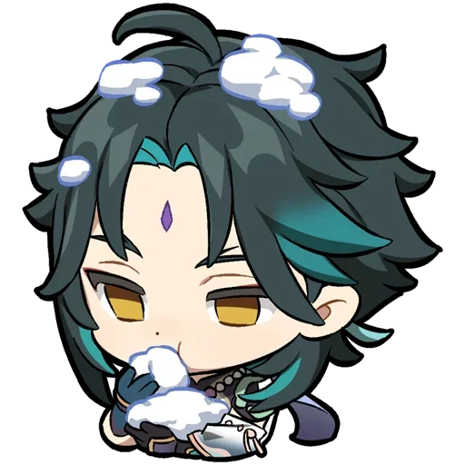 🙁 Стикер «Chibi Genshin Impact» для Telegram