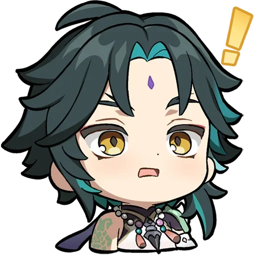 ❗️ Стикер «Chibi Genshin Impact» для Telegram