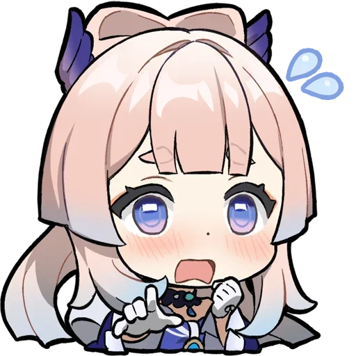 😢 Стикер «Chibi Genshin Impact» для Telegram
