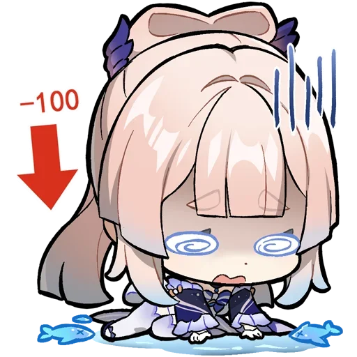 📉 Стикер «Chibi Genshin Impact» для Telegram