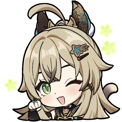 😊 Стикер «Chibi Genshin Impact» для Telegram