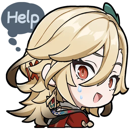 😥 Стикер «Chibi Genshin Impact» для Telegram