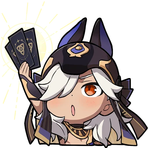 😯 Стикер «Chibi Genshin Impact» для Telegram