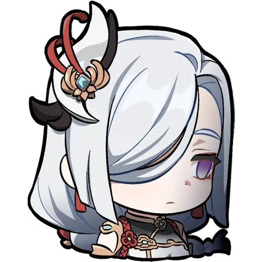 😒 Стикер «Chibi Genshin Impact» для Telegram