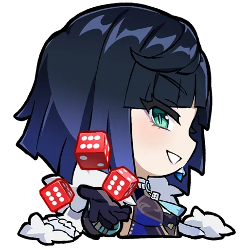 🎲 Стикер «Chibi Genshin Impact» для Telegram