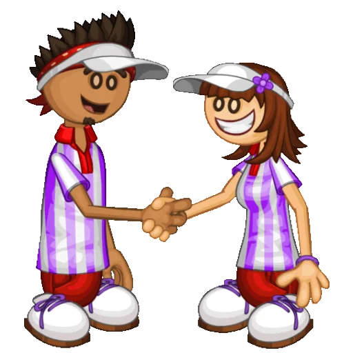 🤝 Стикер «Papa Louie» для Telegram