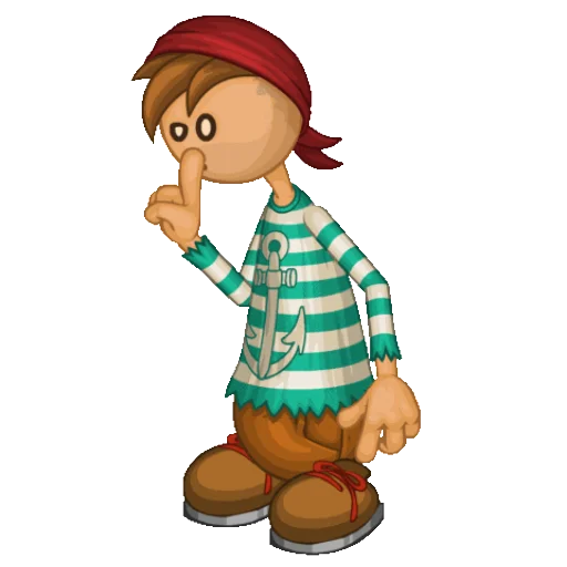 🤫 Стикер «Papa Louie» для Telegram