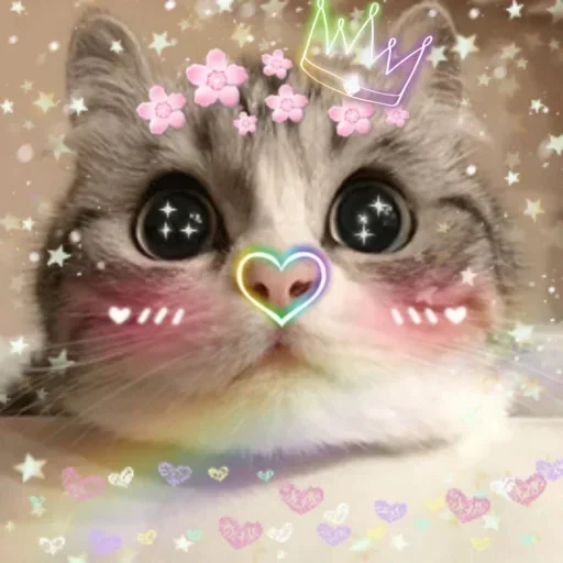 🌸 Стикер «Мяв мяв» для Telegram
