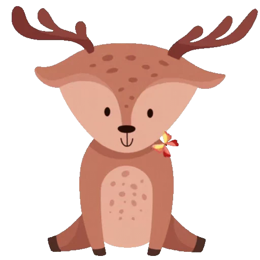 🦌 Стикер «Зверюшки» для Telegram