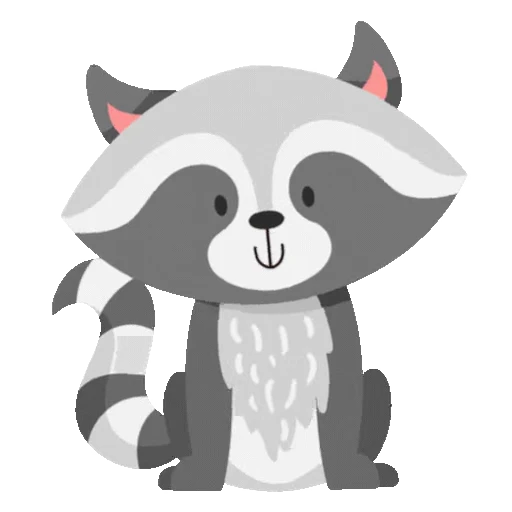 🦝 Стикер «Зверюшки» для Telegram