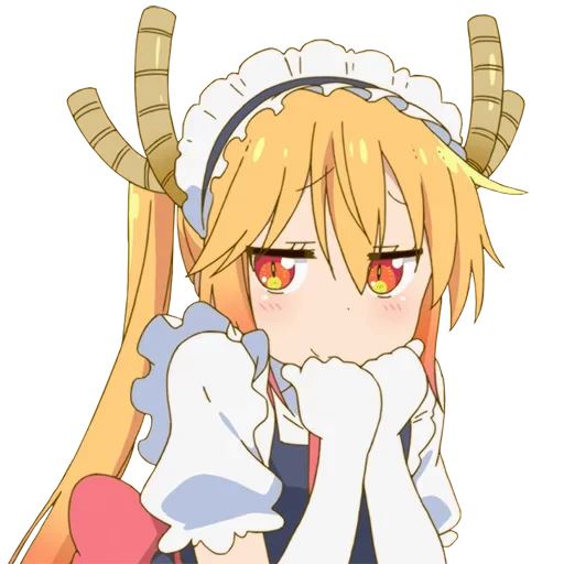 🤗 Стикер «Tooru Kobayashisan Chi no Maid Dragon» для Telegram