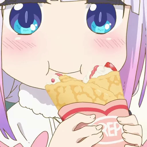 Стикерпак Tooru Kobayashisan Chi no Maid Dragon для Telegram