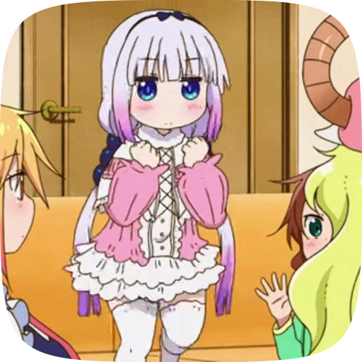 🎋 Стикер «Tooru Kobayashisan Chi no Maid Dragon» для Telegram