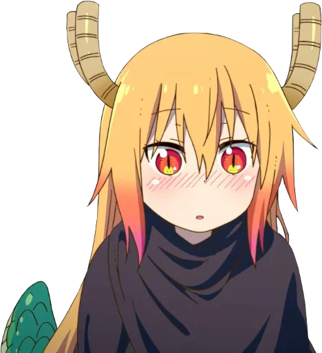 😊 Стикер «Tooru Kobayashisan Chi no Maid Dragon» для Telegram