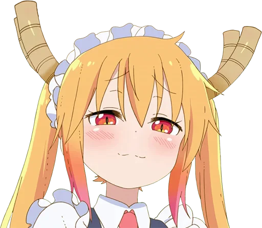 😏 Стикер «Tooru Kobayashisan Chi no Maid Dragon» для Telegram